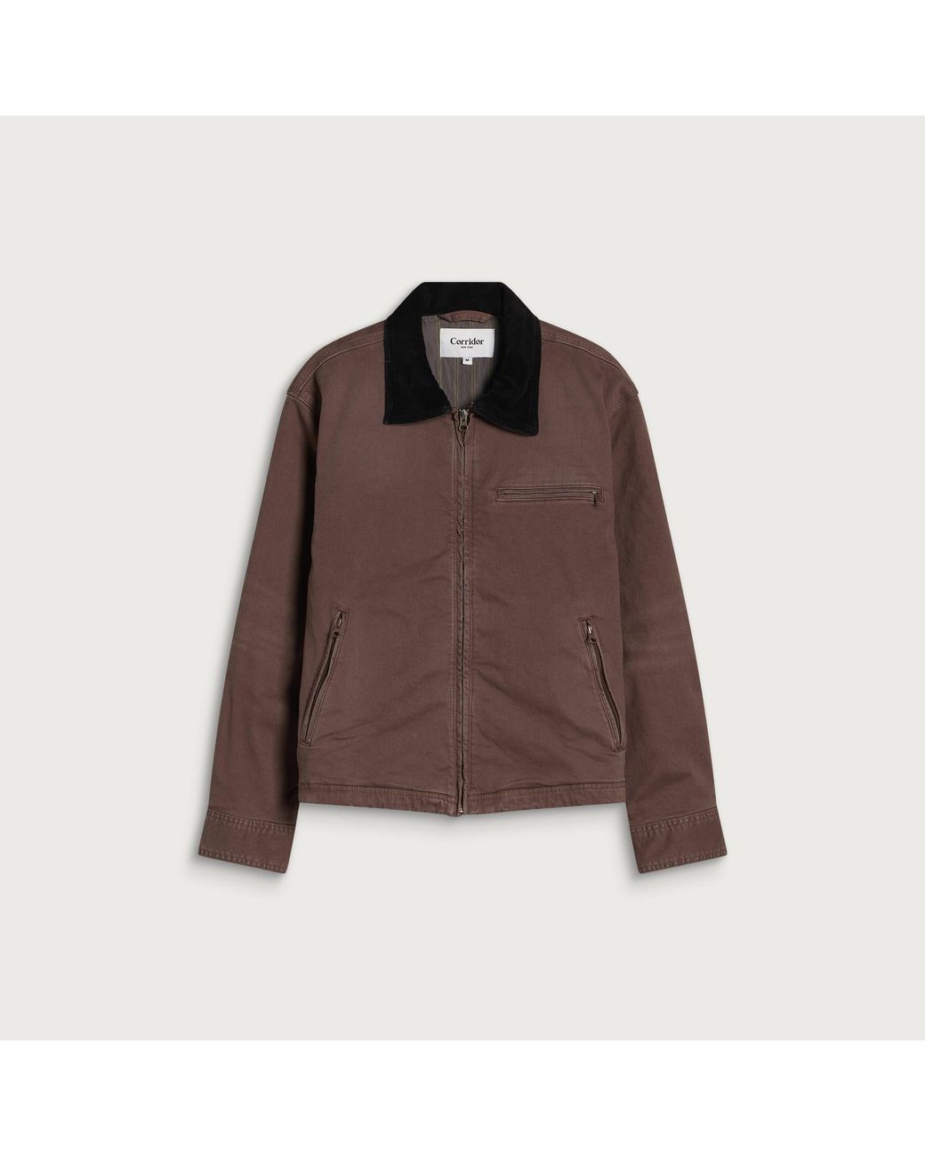 Corridor NYC Brown Utility Jacket for men