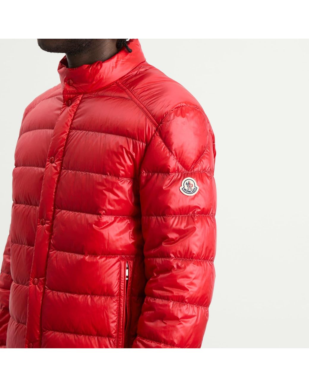 Moncler Red Selves Nylon Jacket for men