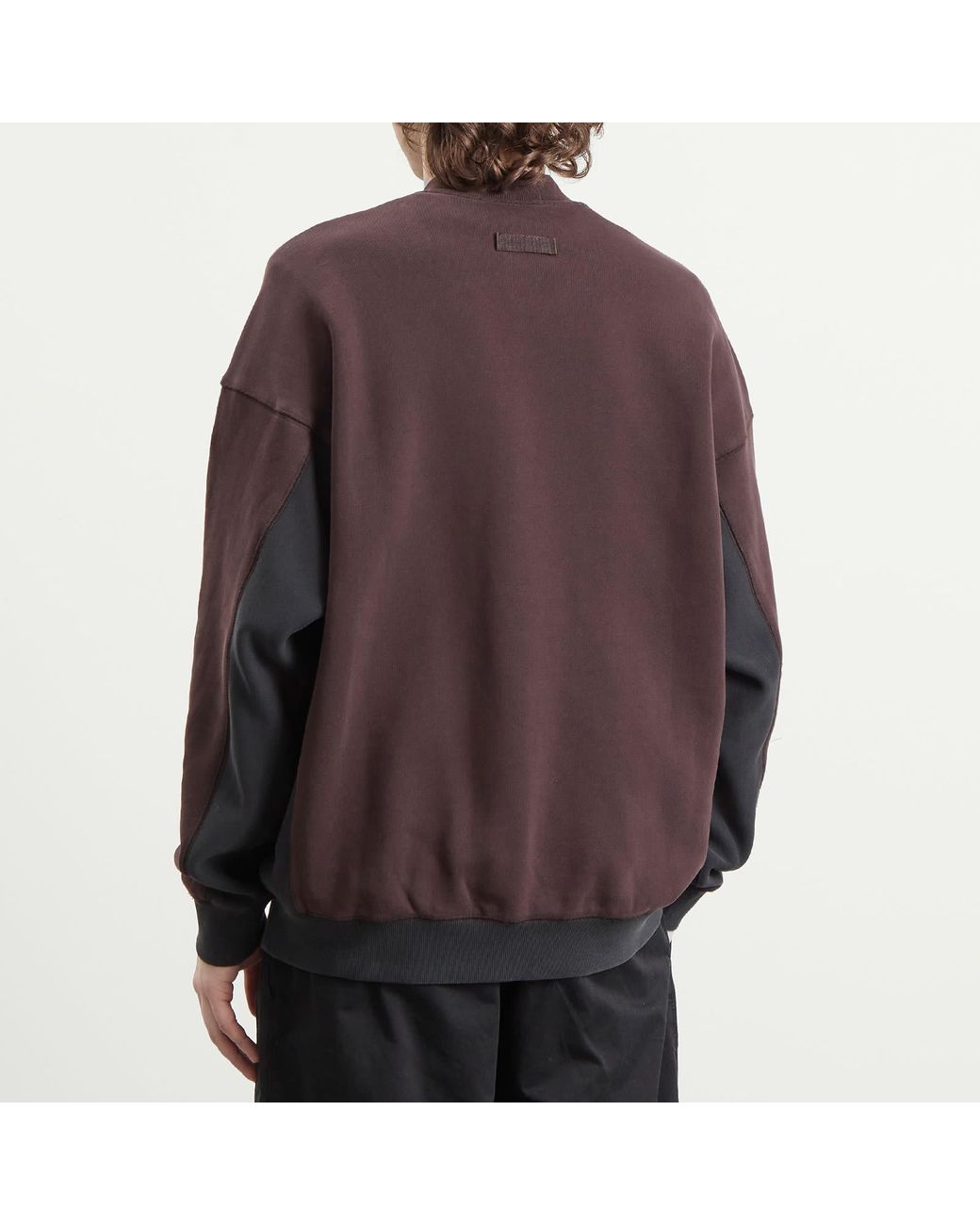Adidas Brown Eqt Half Zip Top for men