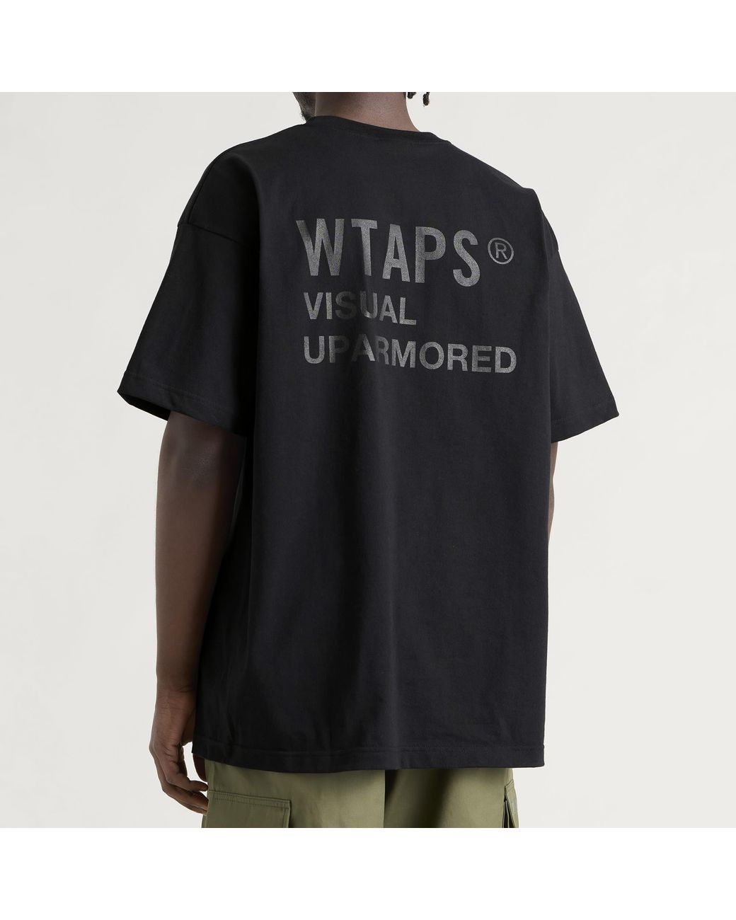(w)taps Black Fortless Short Sleeve T-Shirt for men