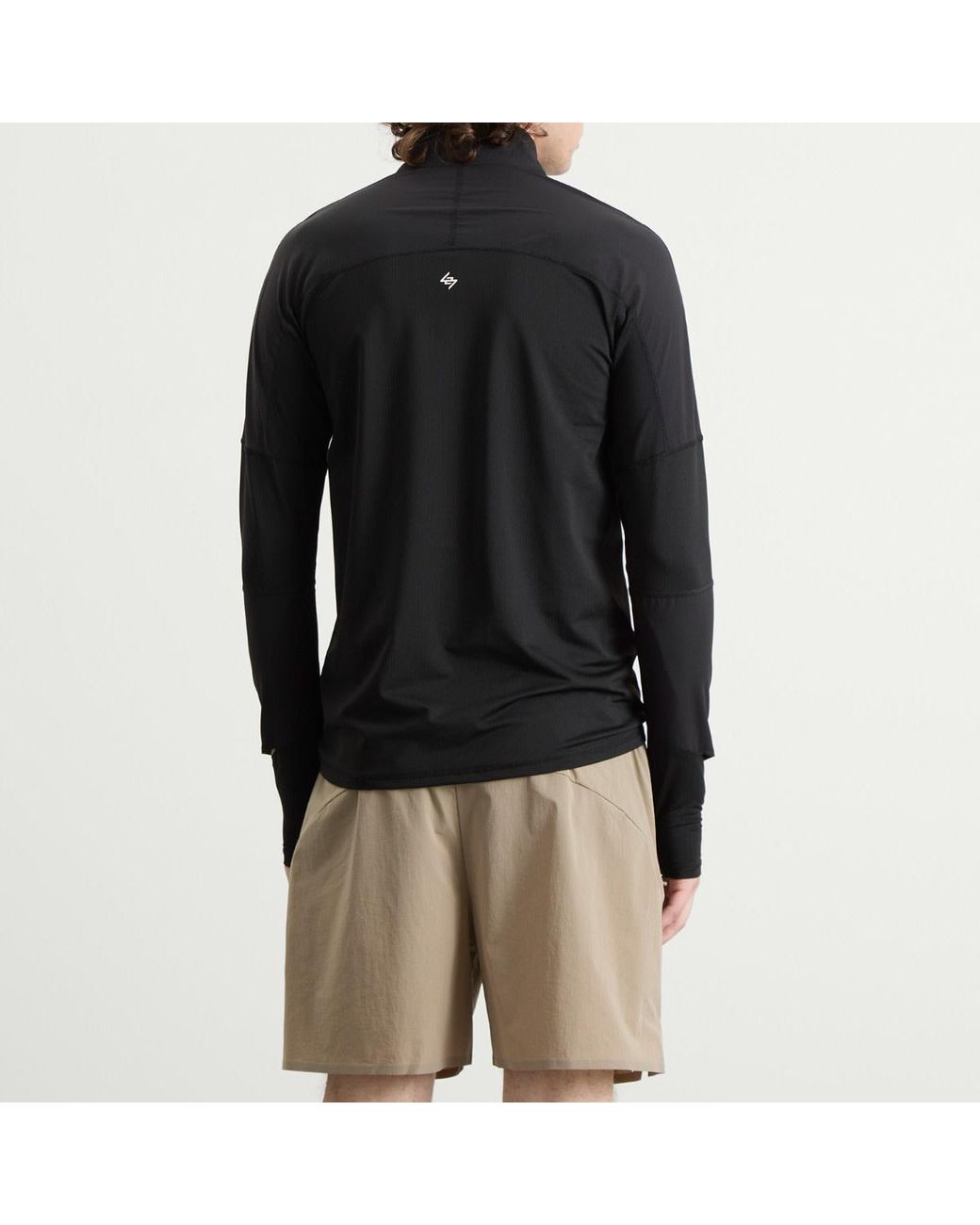 REPRESENT 247 Black Run Quarter Zip for men