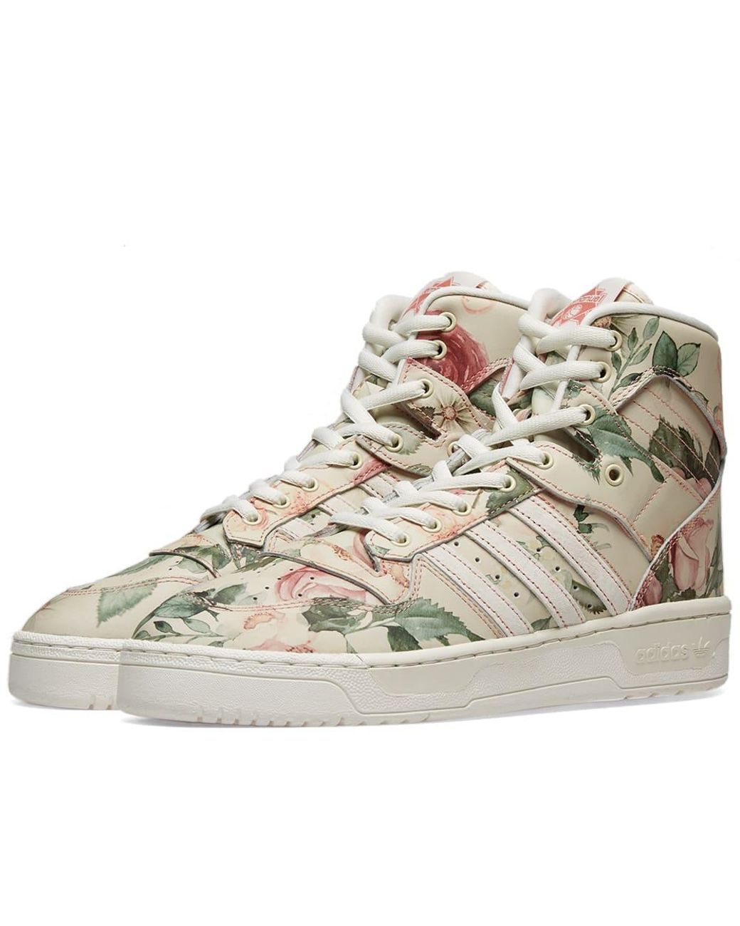 adidas Leather X Eric Emanuel Rivalry Hi Og in Floral (Pink) for Men - Lyst