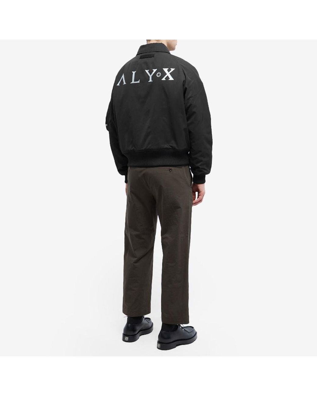 1017 ALYX 9SM Maxi Logo Bomber Jacket in Black for Men