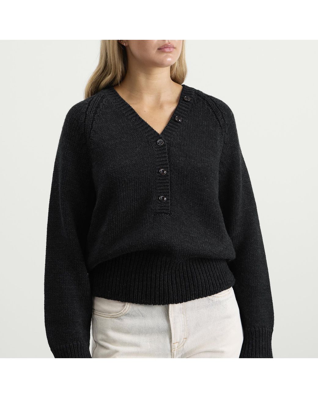 Our Legacy Black Country Henley Jumper