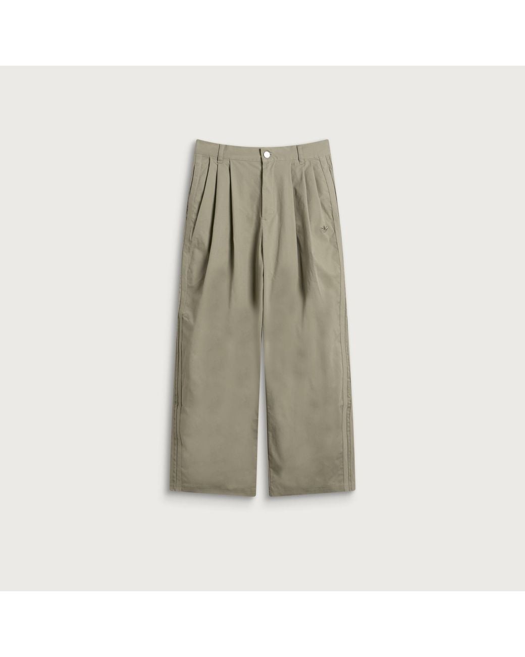 Adidas Green Pleated Pant for men