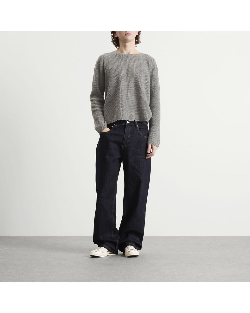 Second/Layer Gray Second Layer Friends Pullover Sweater for men