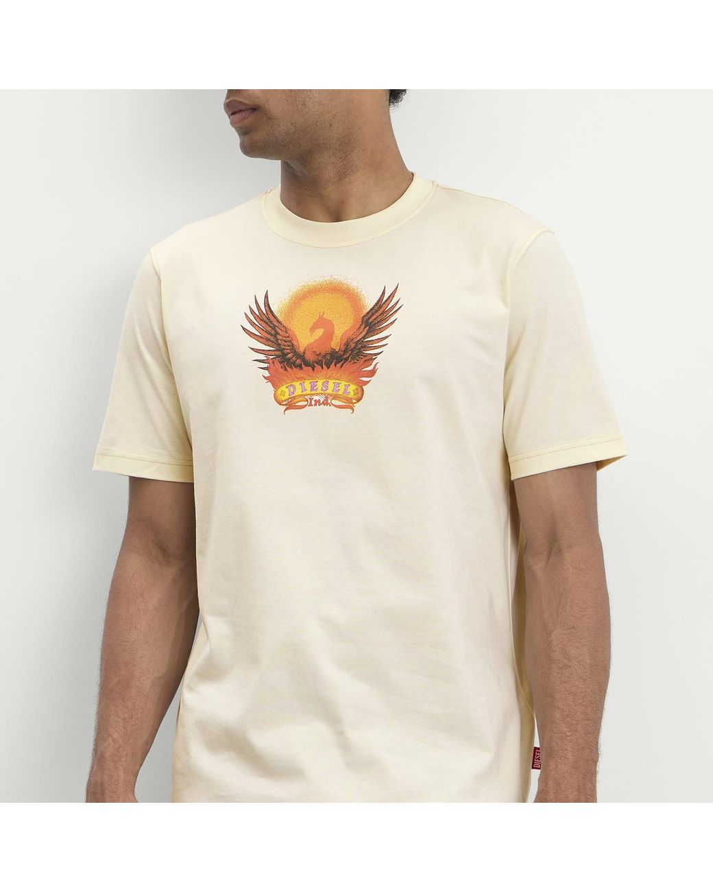 DIESEL Natural Pheonix T-Shirt for men