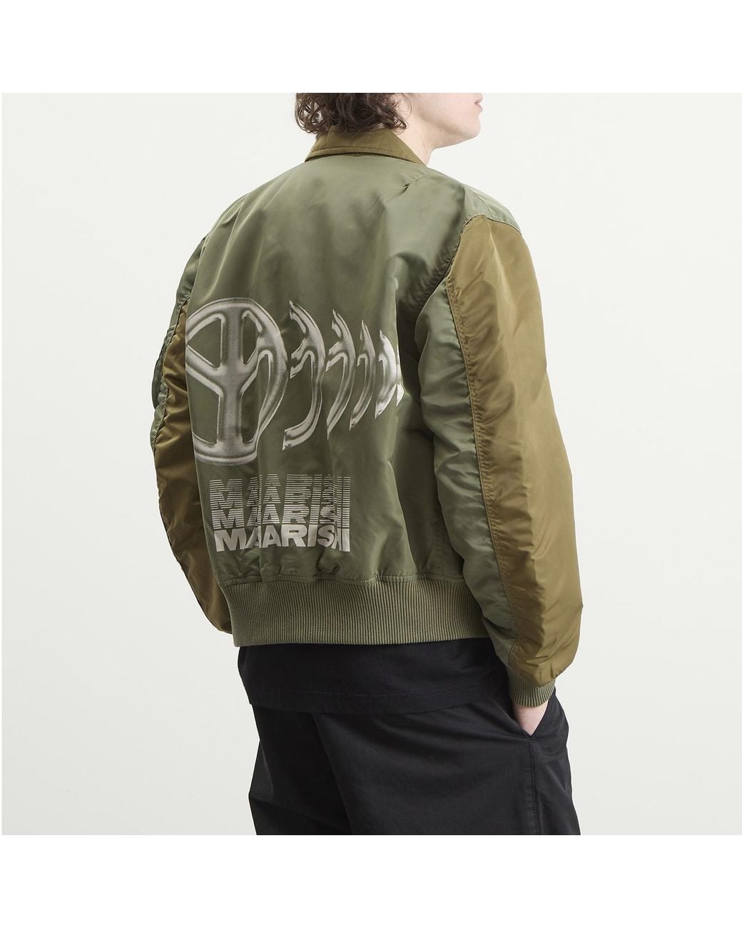 Maharishi Green Maha Peace Rally Ma2 Jacket for men