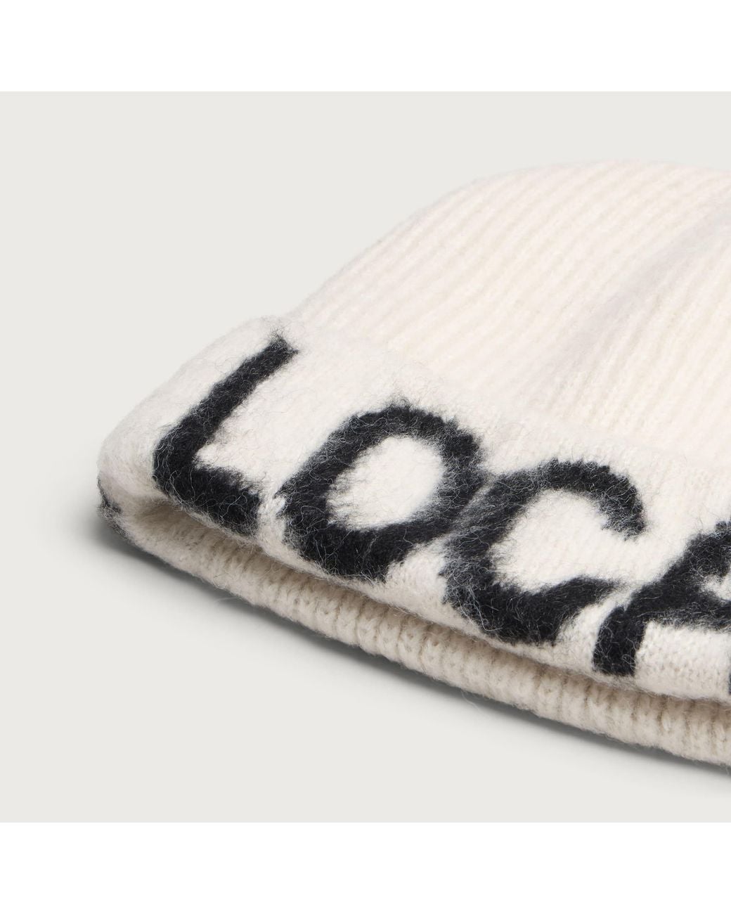 Local Space White Merch Beanie