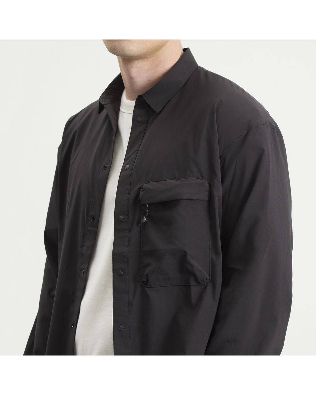 NANGA Black Excursion Shirt for men