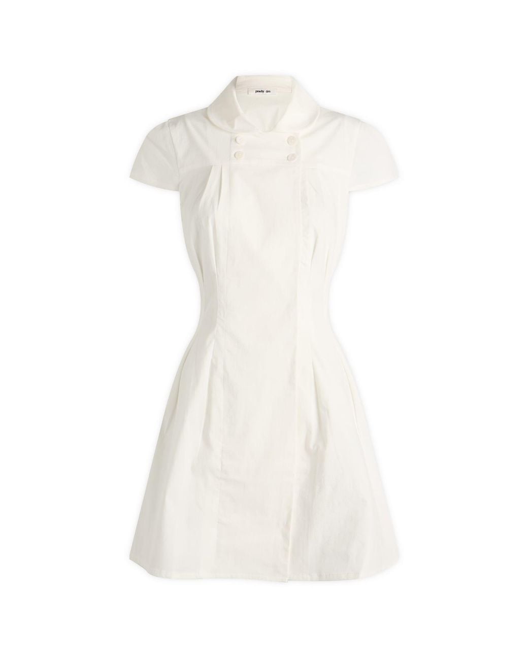Peachy Den White Missy Dress