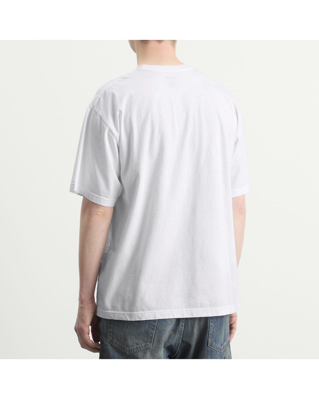 Neighborhood White Ss-4 T-Shirt for men