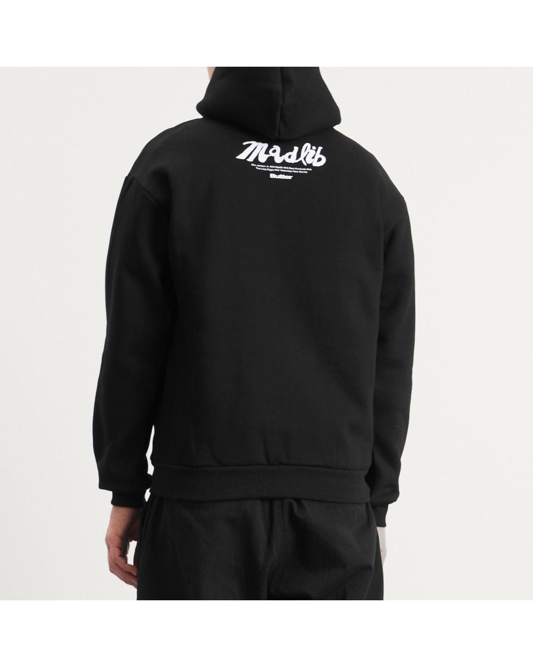 Butter Goods Black X Madlib Pullover Hood for men