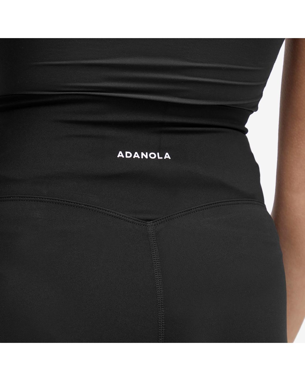 ADANOLA Ultimate Crop Cycling Shorts in Black | Lyst UK