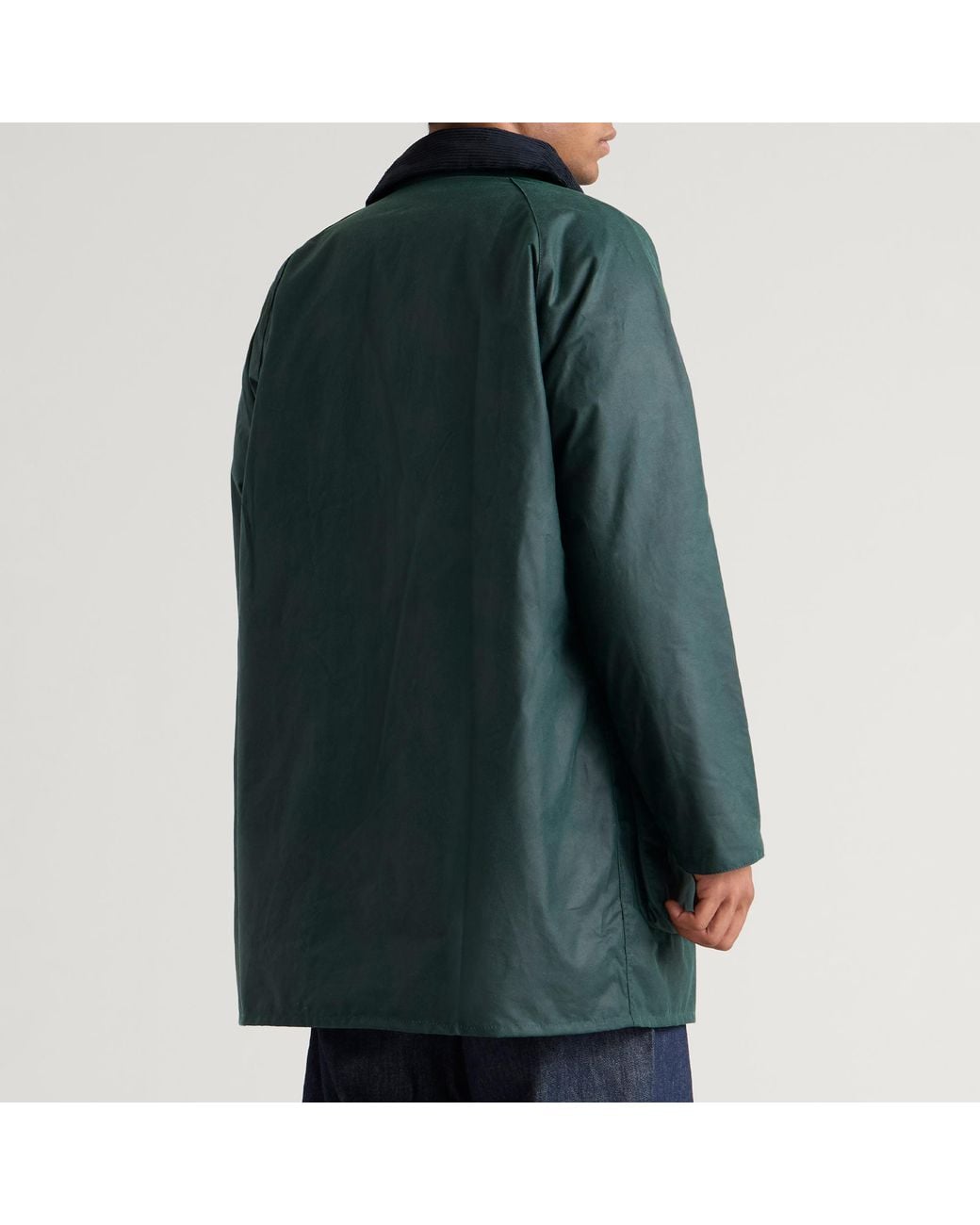 Barbour Green X Paul Smith Gamefair Wax Jacket for men