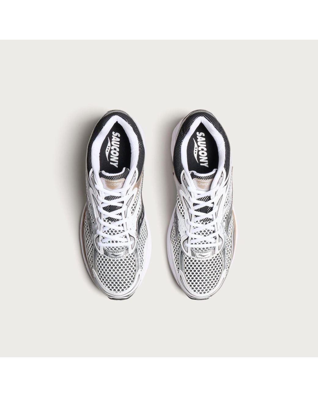Saucony White Progrid Omni 9 Og Sneaker