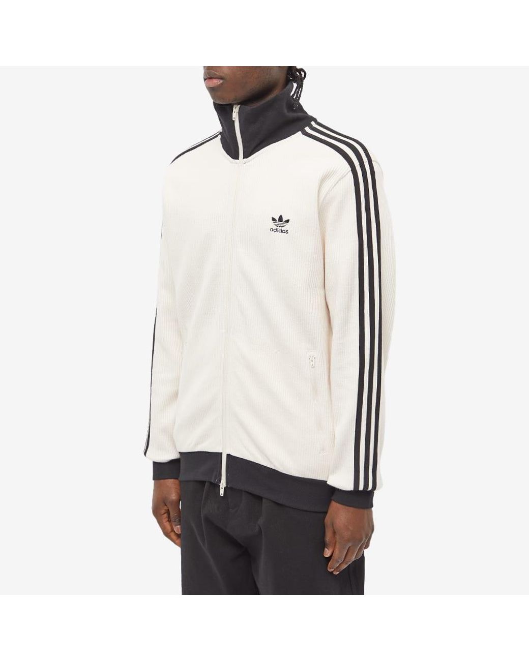 adidas Waffle Bb Track Top in Natural for Men | Lyst
