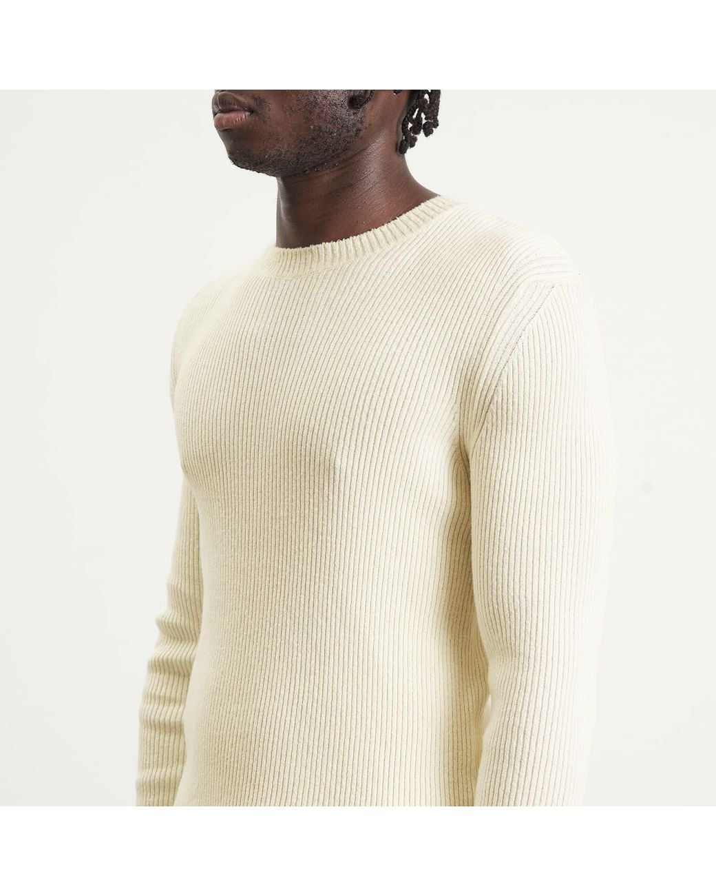Our Legacy White Silk Compact Roundneck for men