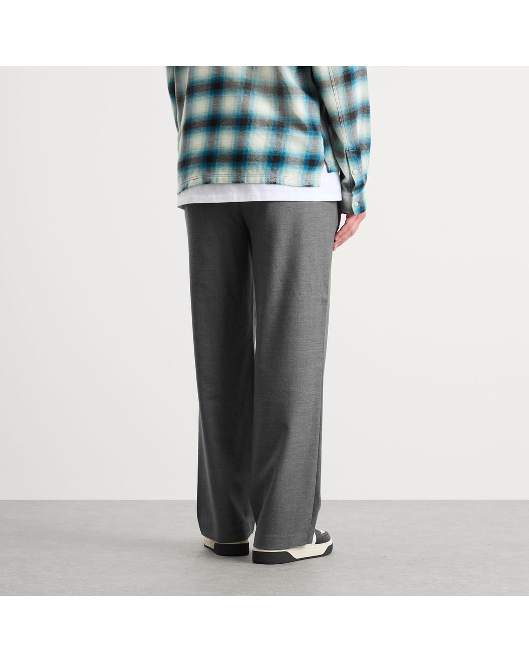 Represent Gray Wool Pant for men