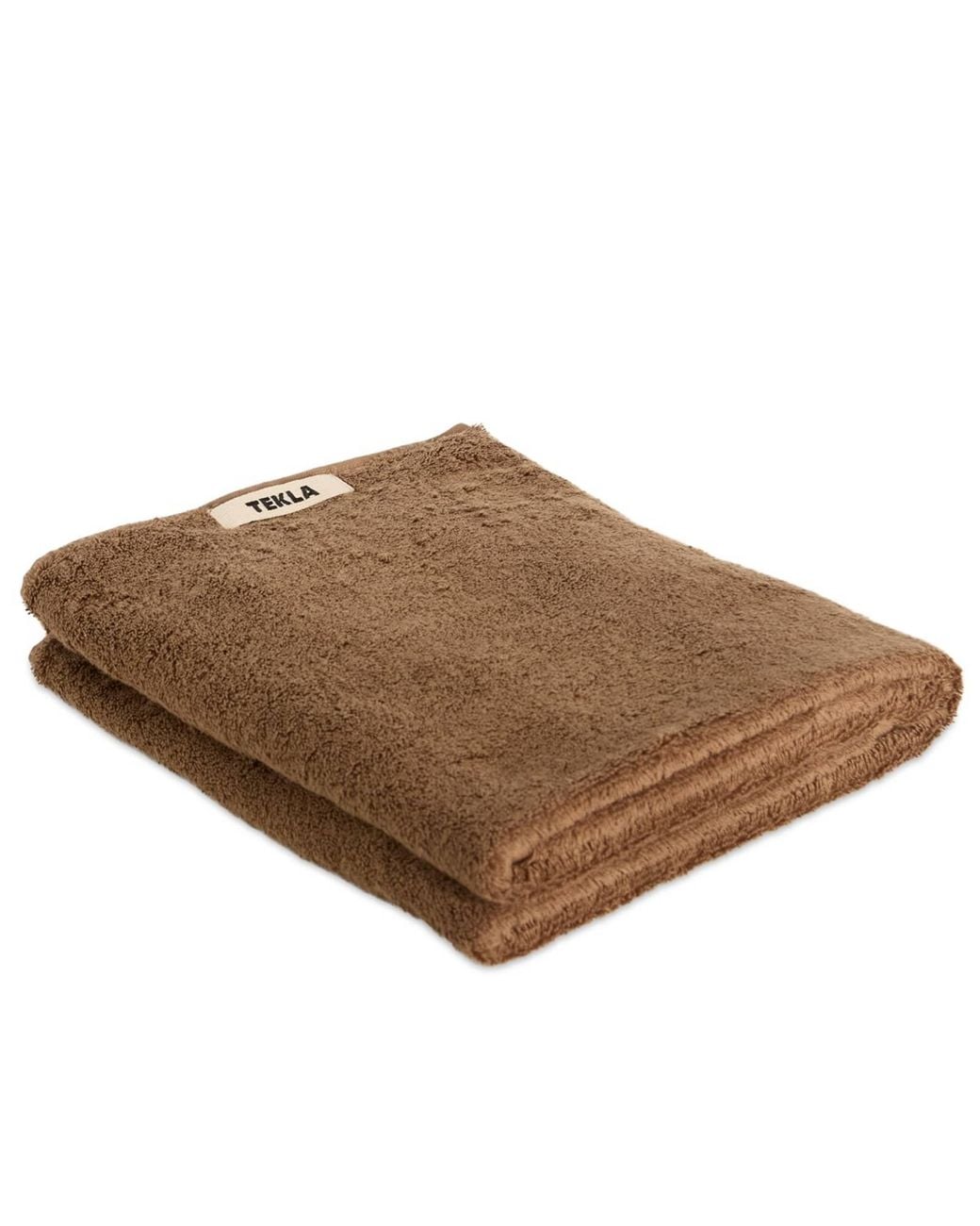 Tekla Brown Organic Terry Bath Towel
