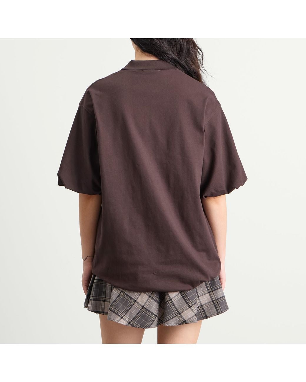 Acne Brown Eteddy Mini Dress
