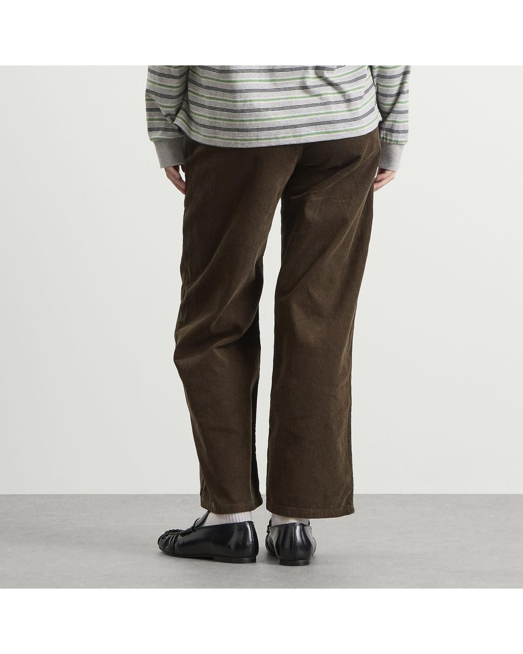 DUNST Brown 90S Wide Corduroy Jeans