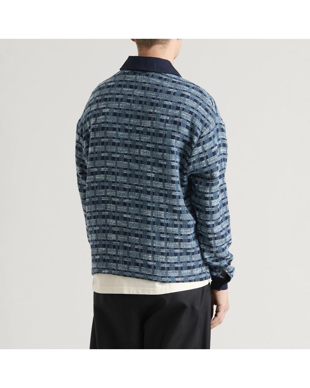 Malbon Blue Wabi Polo for men