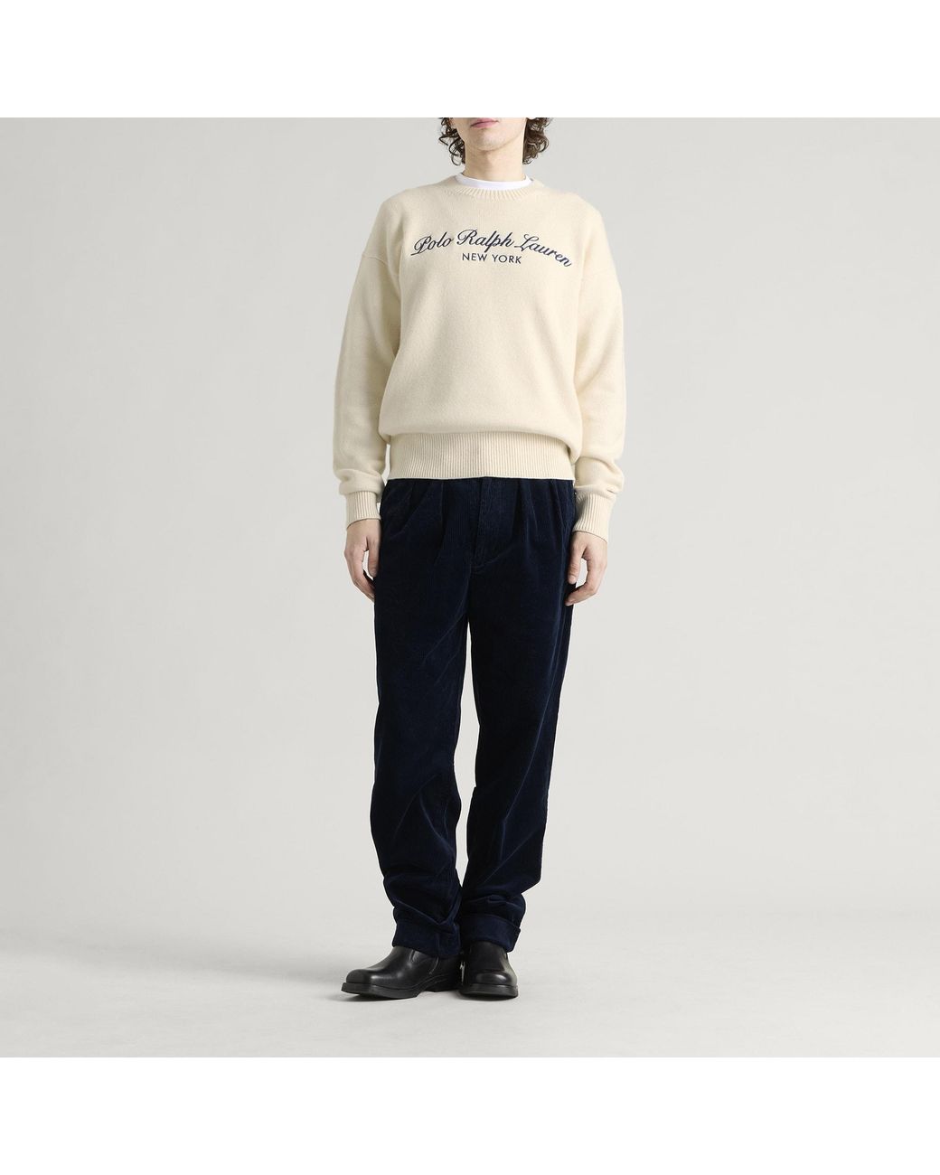 Polo Ralph Lauren Natural Script Logo Jumper for men