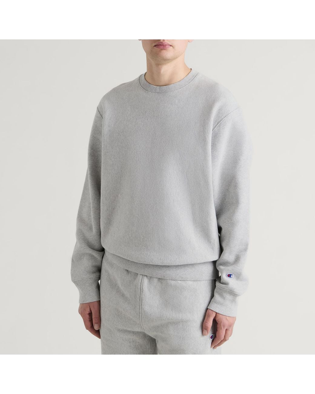 Champion Gray Reverse Weave Relaxed Sweatshirt for men
