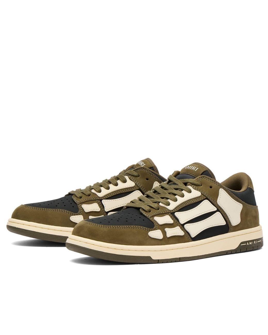 Amiri Brown Skel Low Top Sneaker for men