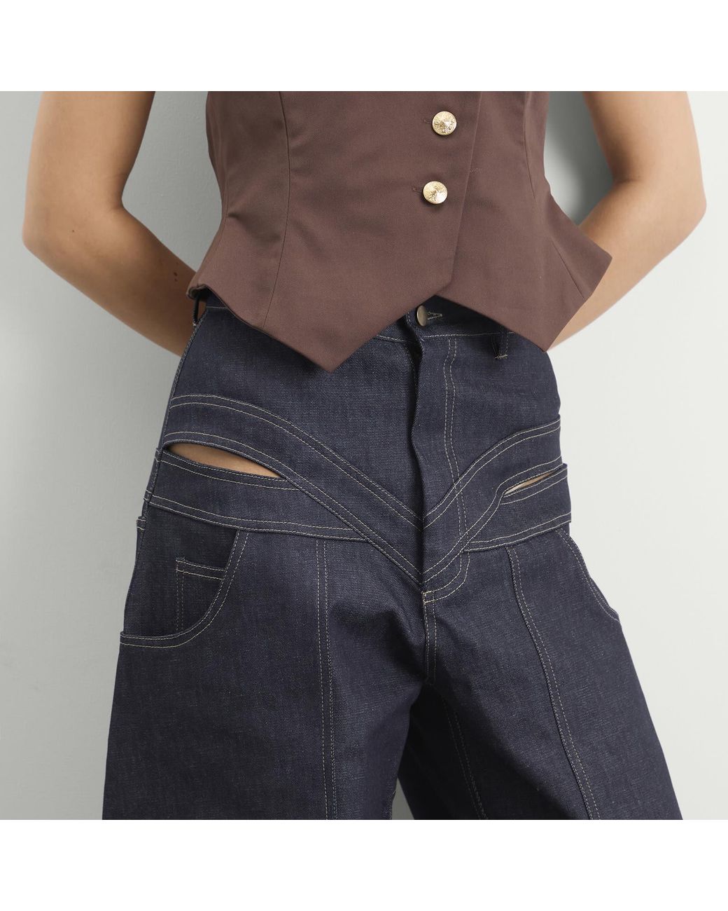 Tolu Coker Blue Banana Pants