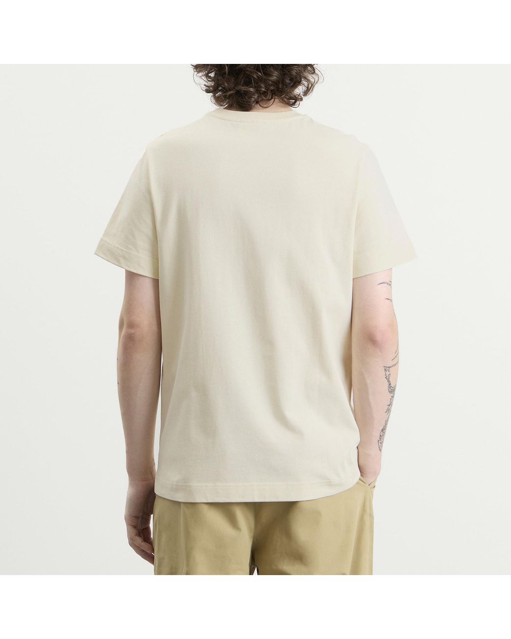 A.P.C. Natural Oliver Heavyweight T-Shirt for men