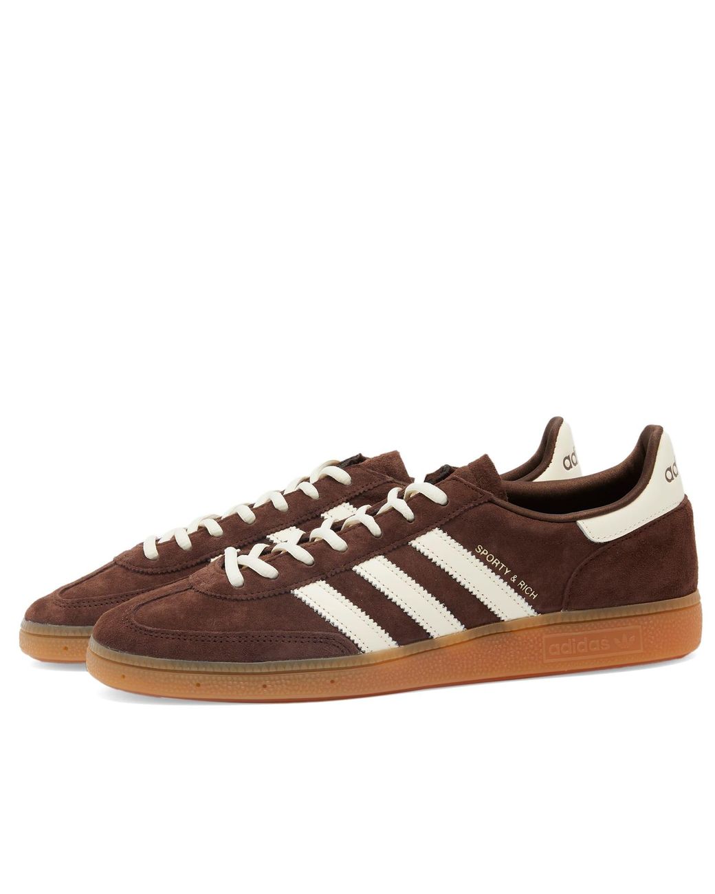 adidas X Sporty & Rich Handball Spezial Sneakers in Brown | Lyst