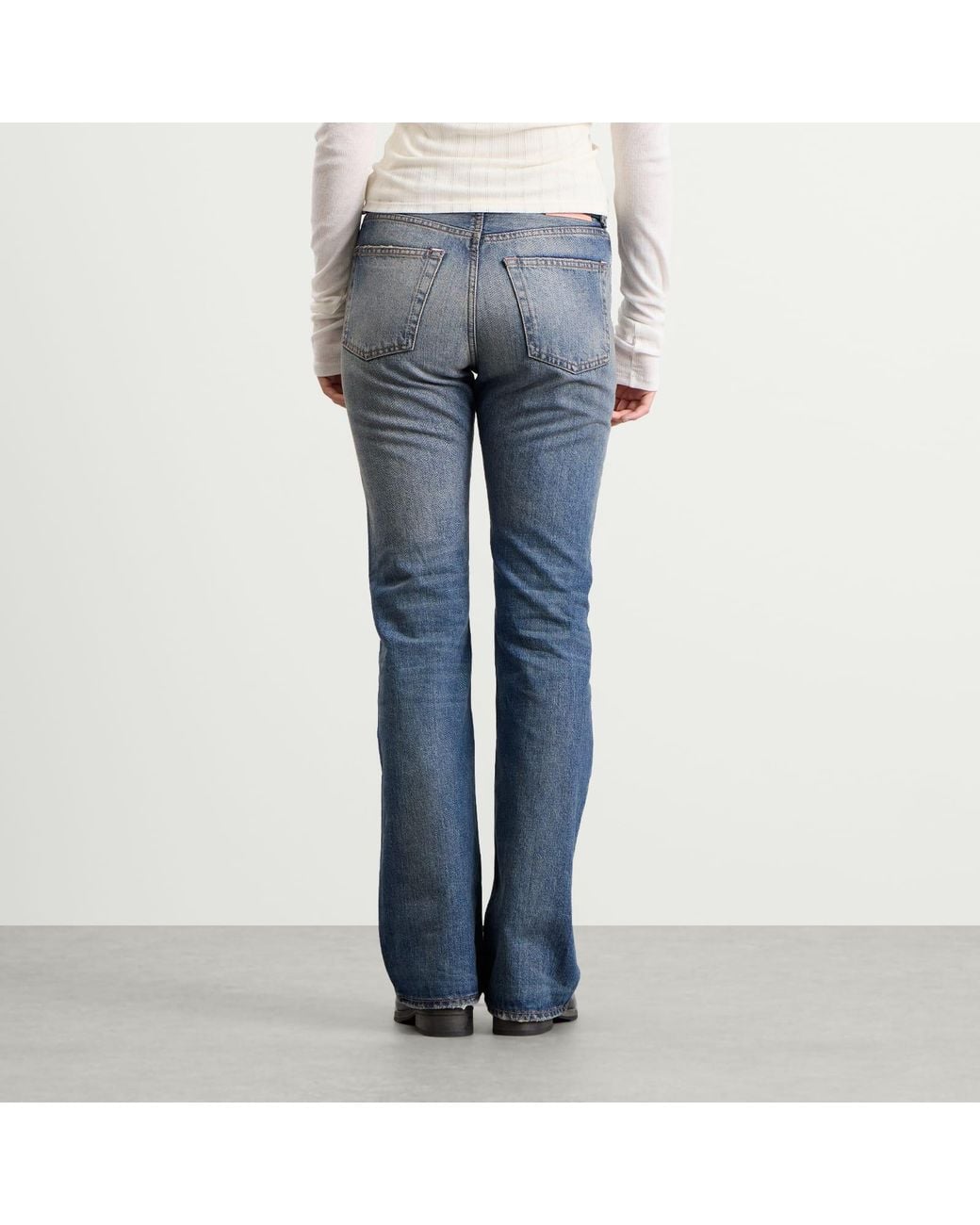 Denum Blue Color Code Acne Studios 2009 Bootcut Jeans in Blue | Lyst