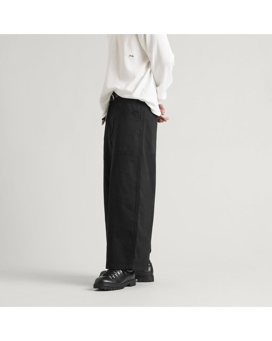 END. Black Regiment Trouser for men