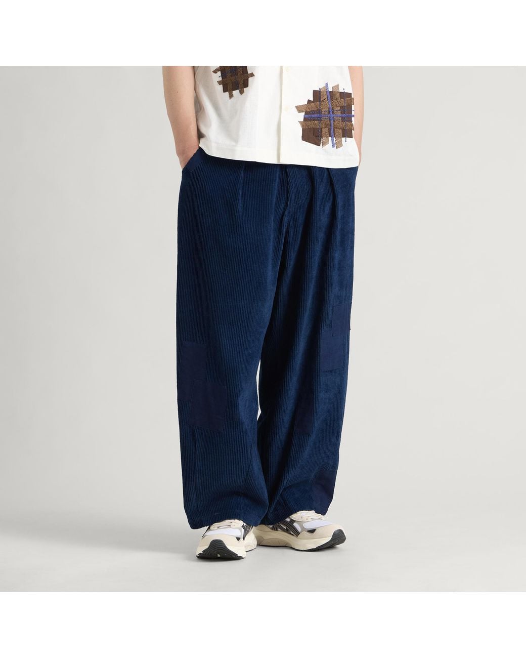 STORY mfg. Blue Lush Pants for men
