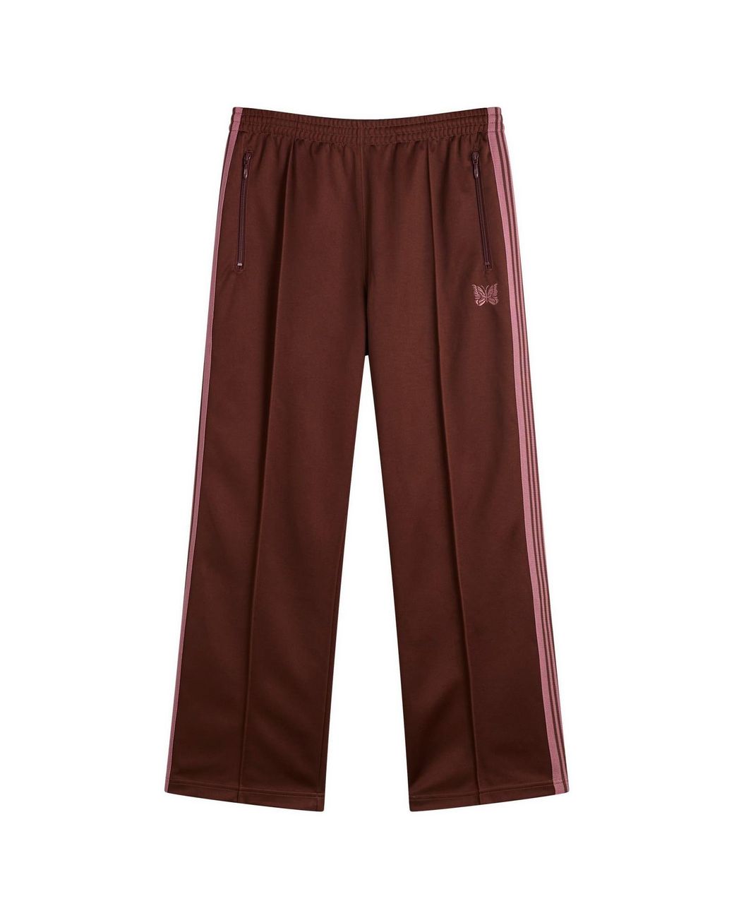 Needles Poly Smooth Track Pants in Brown for Men | Lyst