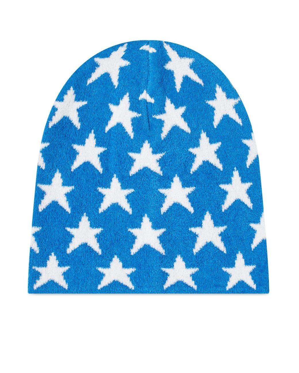 ERL ニットビーニー スター ブルー erl-designer-Blue-Stars-Beanie
