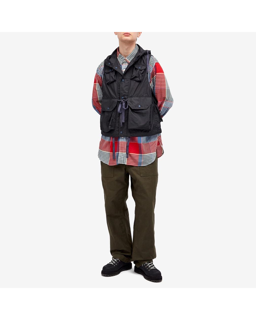 Engineered Garments Field Vest in Blue for Men | Lyst