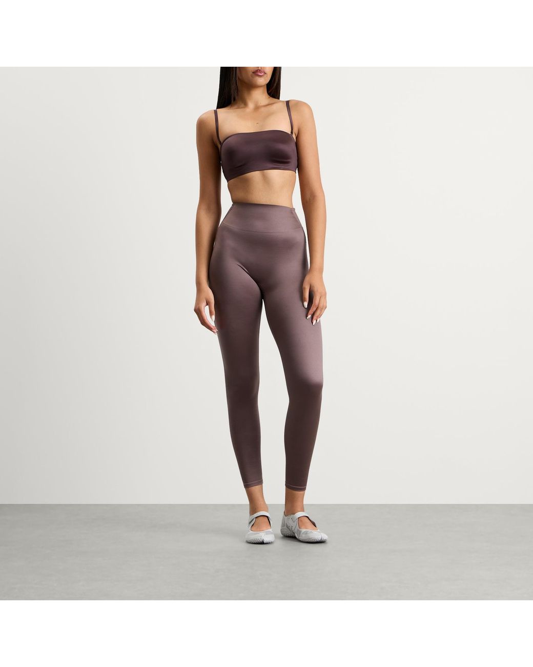 Nike Purple X Skims Shine Bandeau Bra