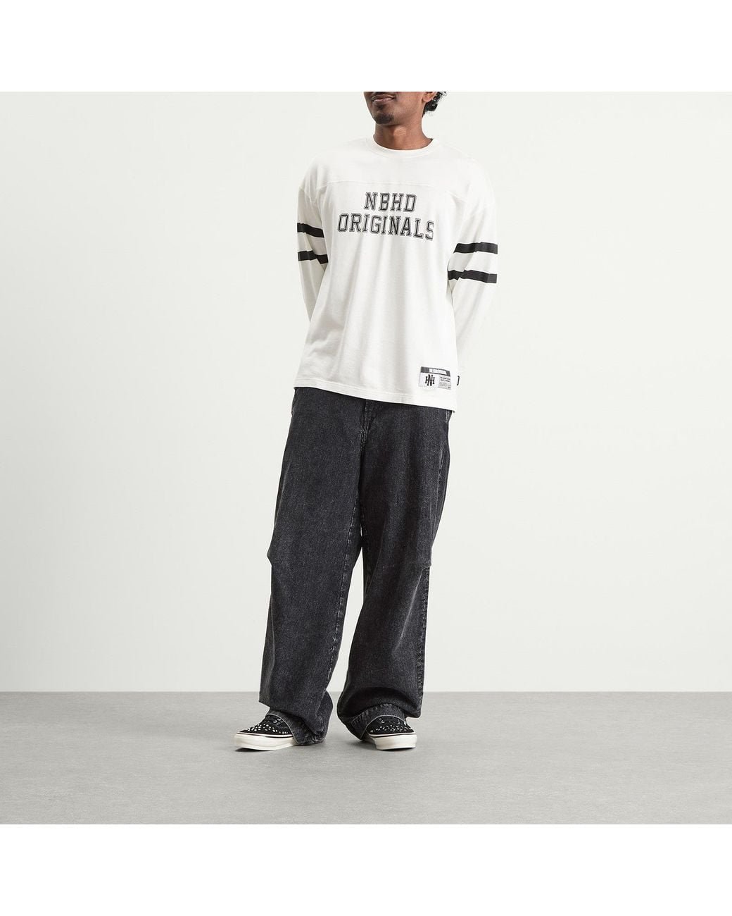 Neighborhood White Football Shirt for men