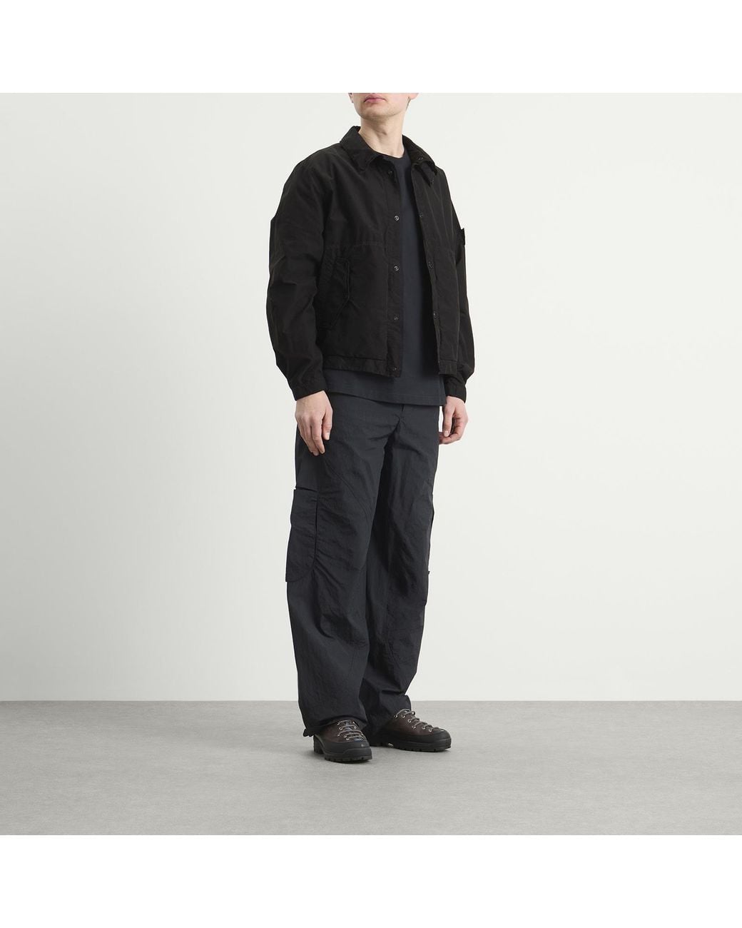 Stone Island Black Ghost David Light-Tc Coach Jacket for men