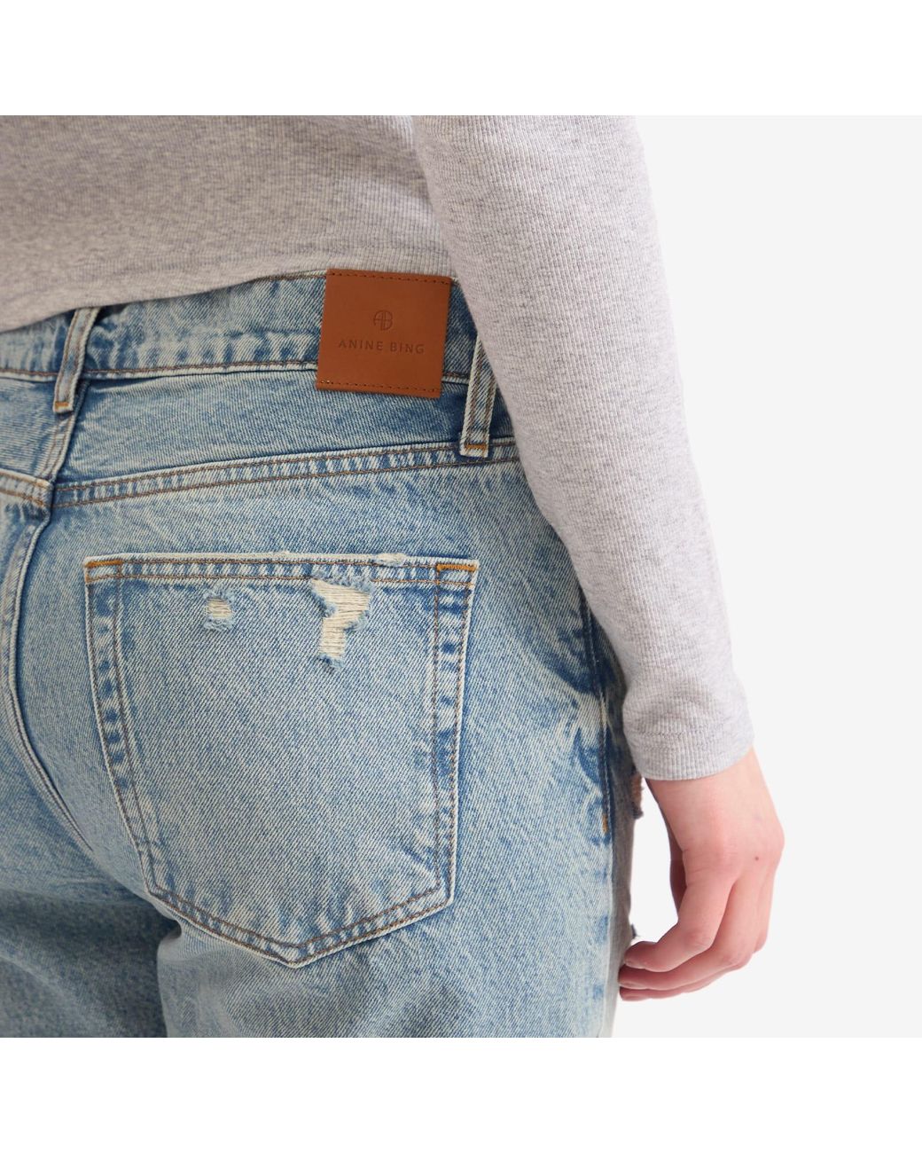 Anine Bing Blue Gavin Jeans