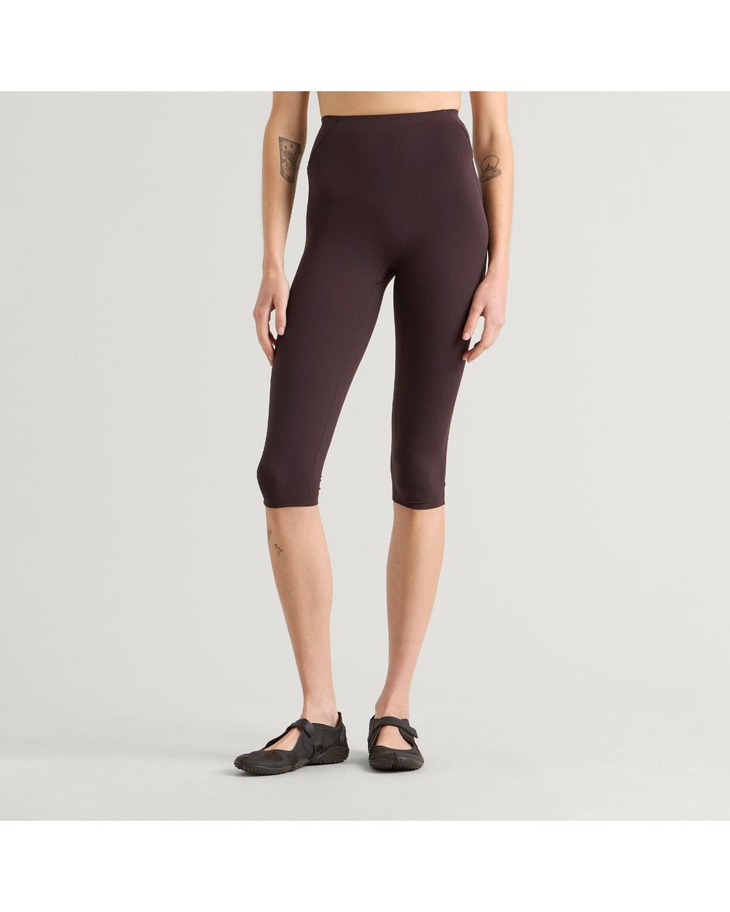 Nike Purple Skims Infinasoft Crop Tights 17 Inch