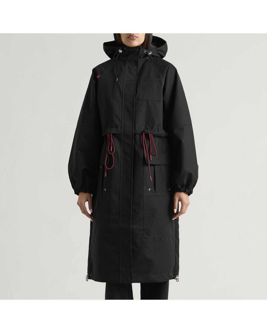 Damson Madder Black End. X Logan Raincoat