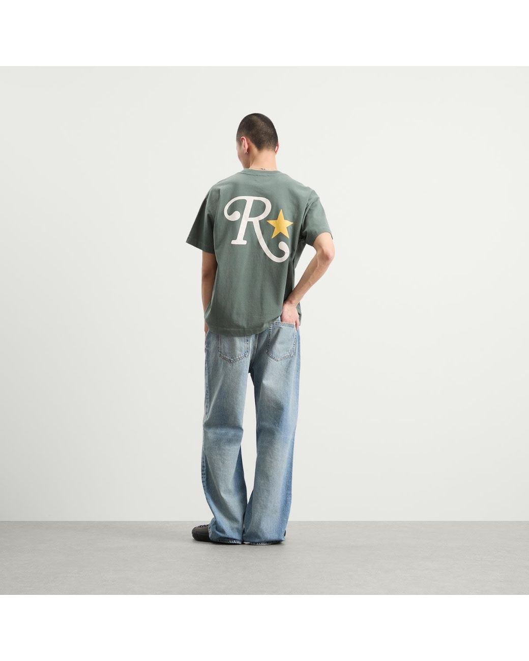 Ronning Gray R Star T-Shirt for men