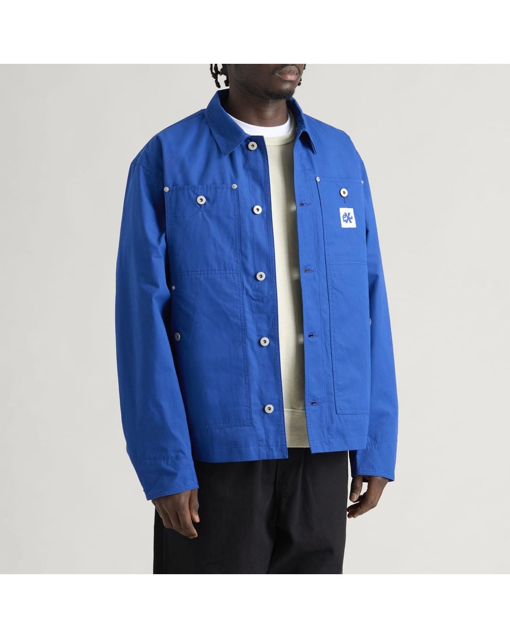 Ecstatic Research Blue Work Coat for men