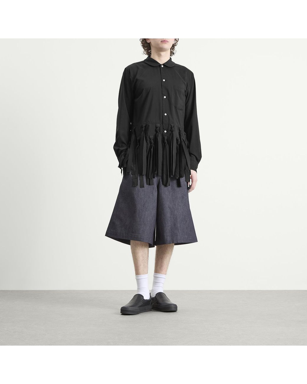 Comme des Garçons Black Comme Des Garçons Fringed Jacket for men