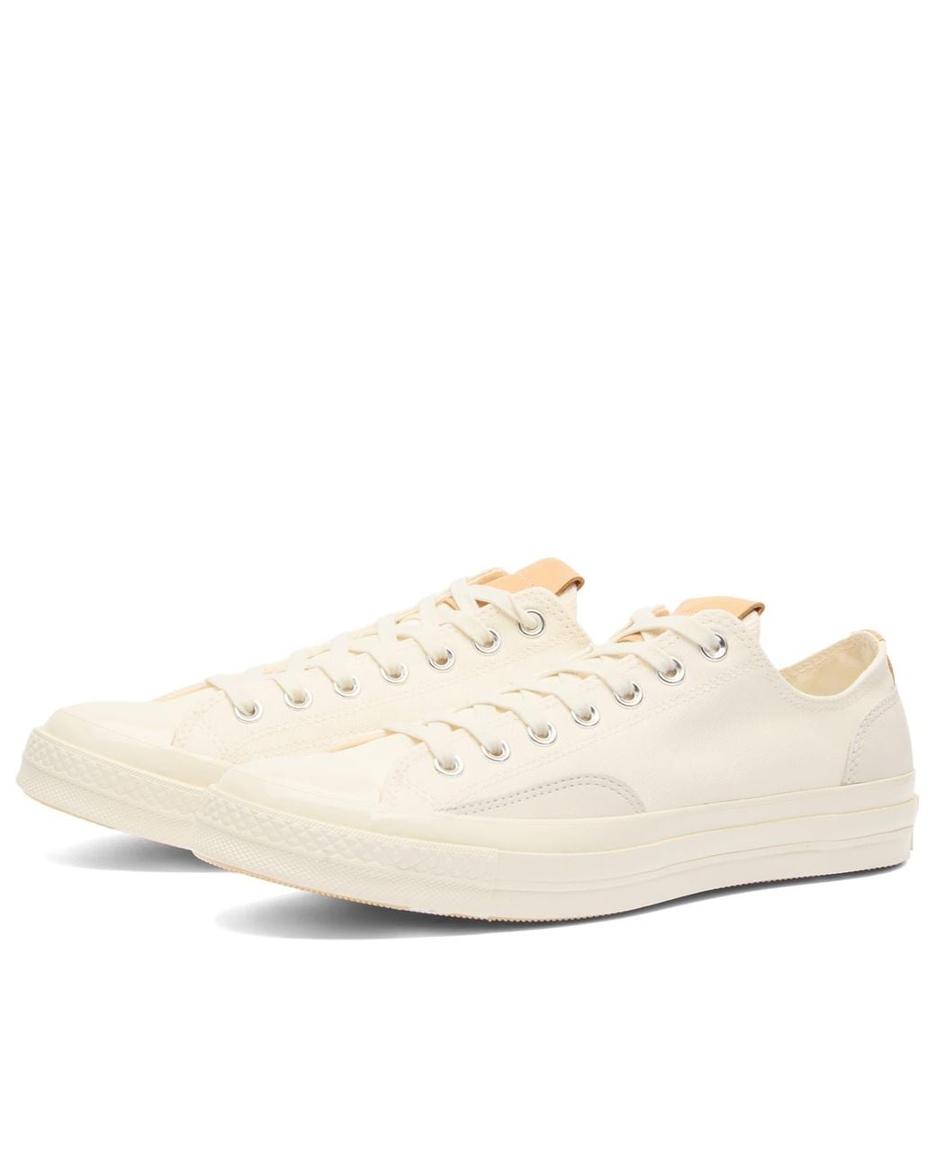 Converse White Chuck Taylor 1970S Canvas-Suede Ox Sneaker for men
