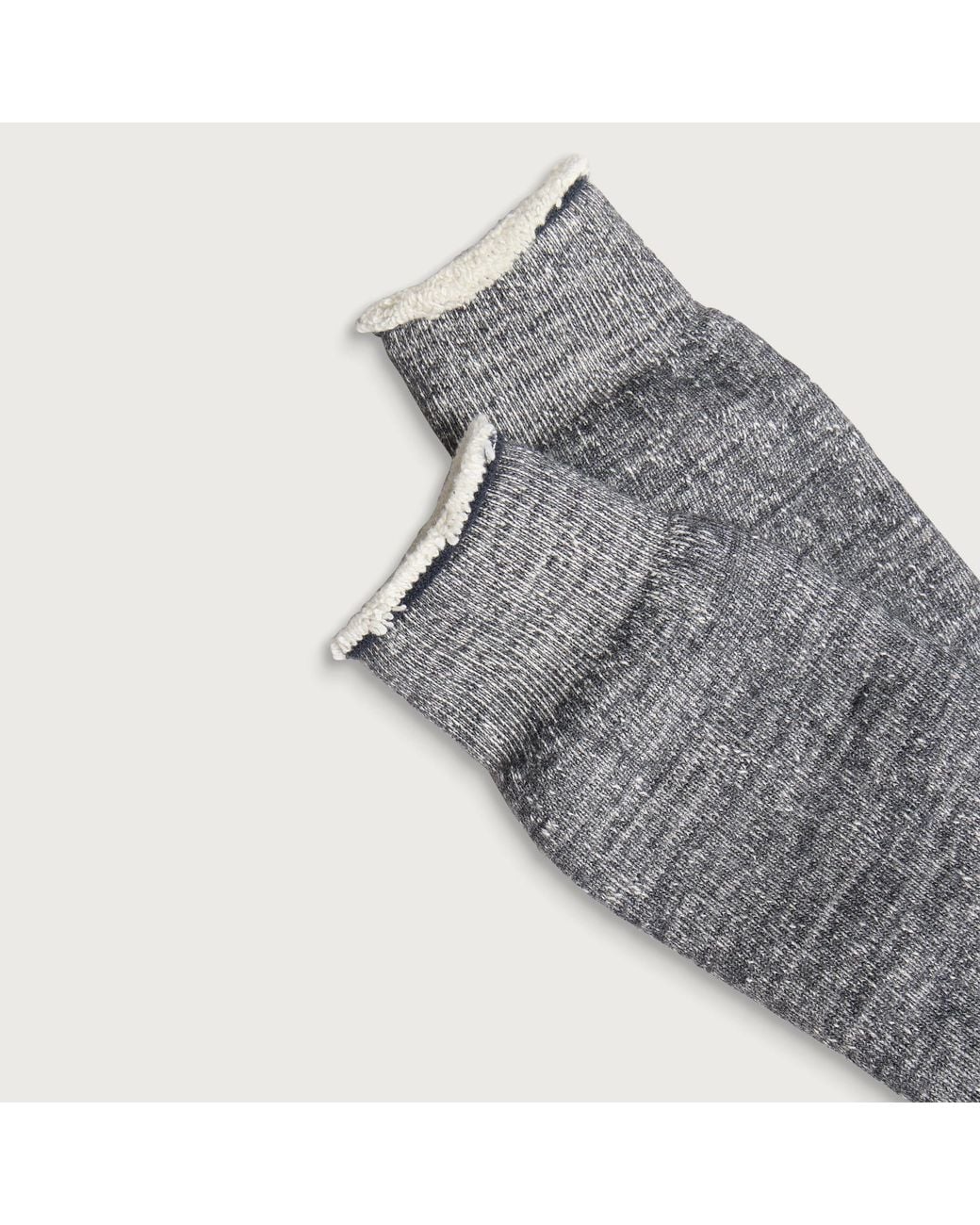 RoToTo Gray Double Face Socks for men